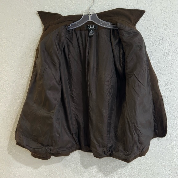 Rafaella 100%Wool Zip-Up Jacket Blazer Brown Size 10 - Picture 13 of 16
